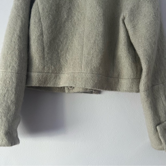 J Brand Elyn Moto Asymmetrical Wool Mohair Angora Jacket Small - Picture 11 of 14